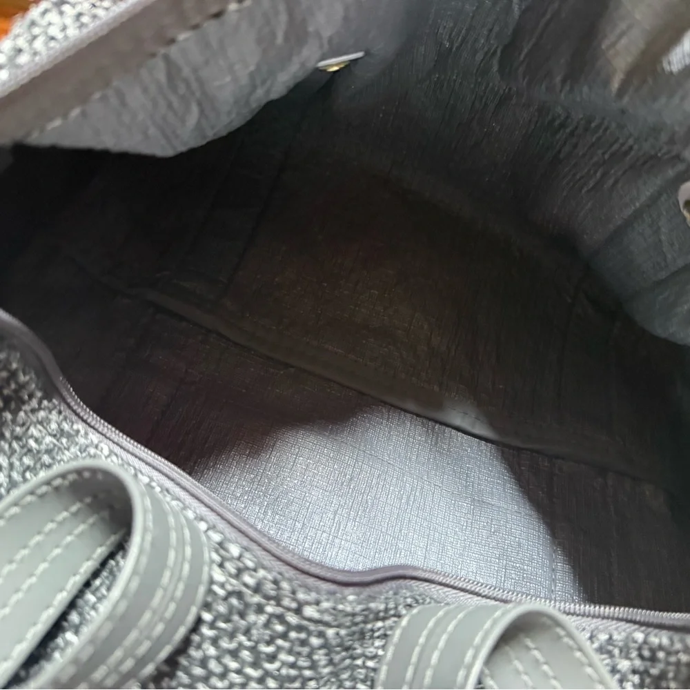 Pierre Cardin‎ 3 Piece Travel Bag Suitcase Set in Grey Tweed